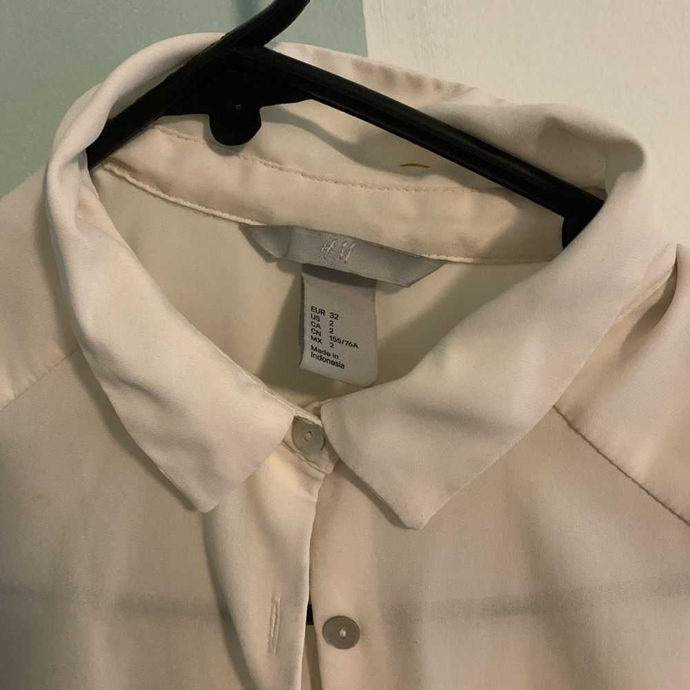 Cream blouse